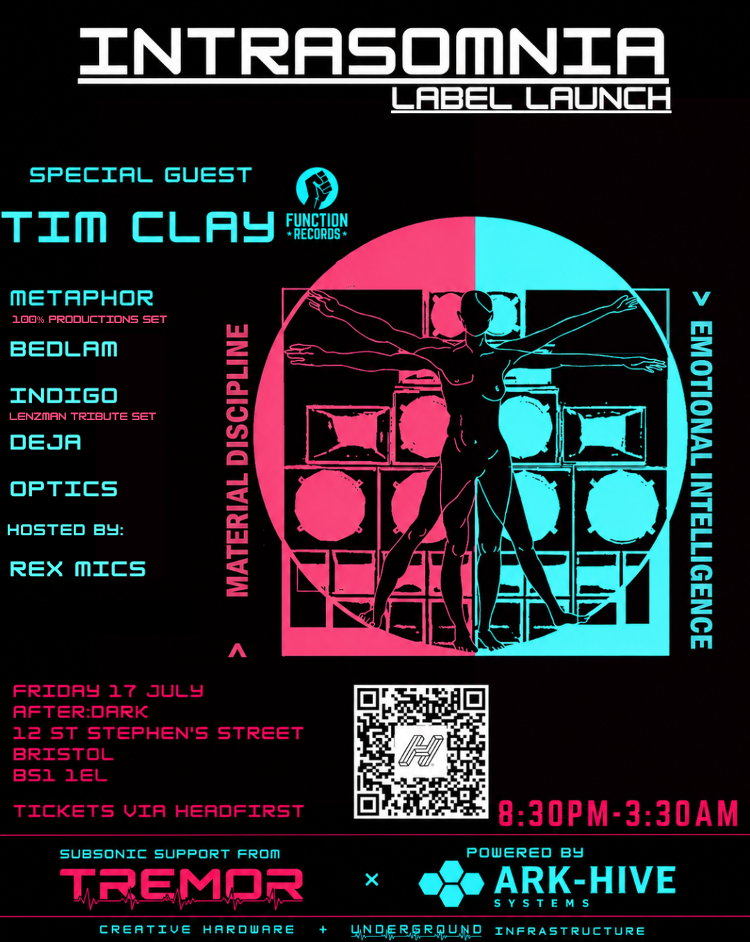 Intrasomnia invites: Tim Clay — Label Launch poster